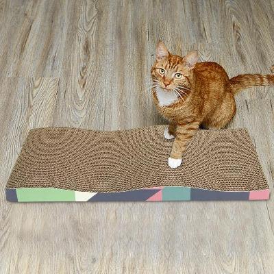 Grattoir Chat - PurrfectScratcher™ - Dune Bleue - Chat Boutik