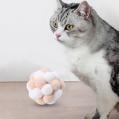 Balle pour Chat - JingleChase™ - Blanc - Chat Boutik