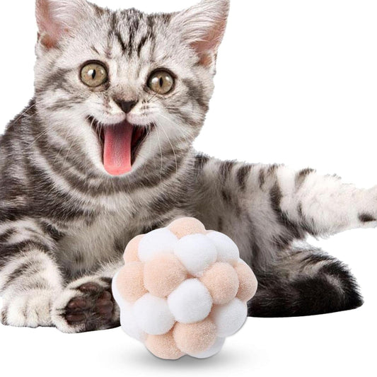 Balle pour Chat - JingleChase™ - Blanc - Chat Boutik