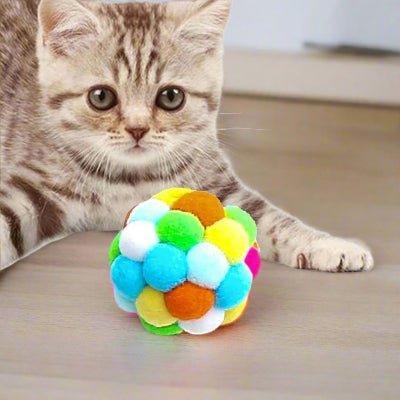Balle pour Chat - JingleChase™ - Jaune - Chat Boutik