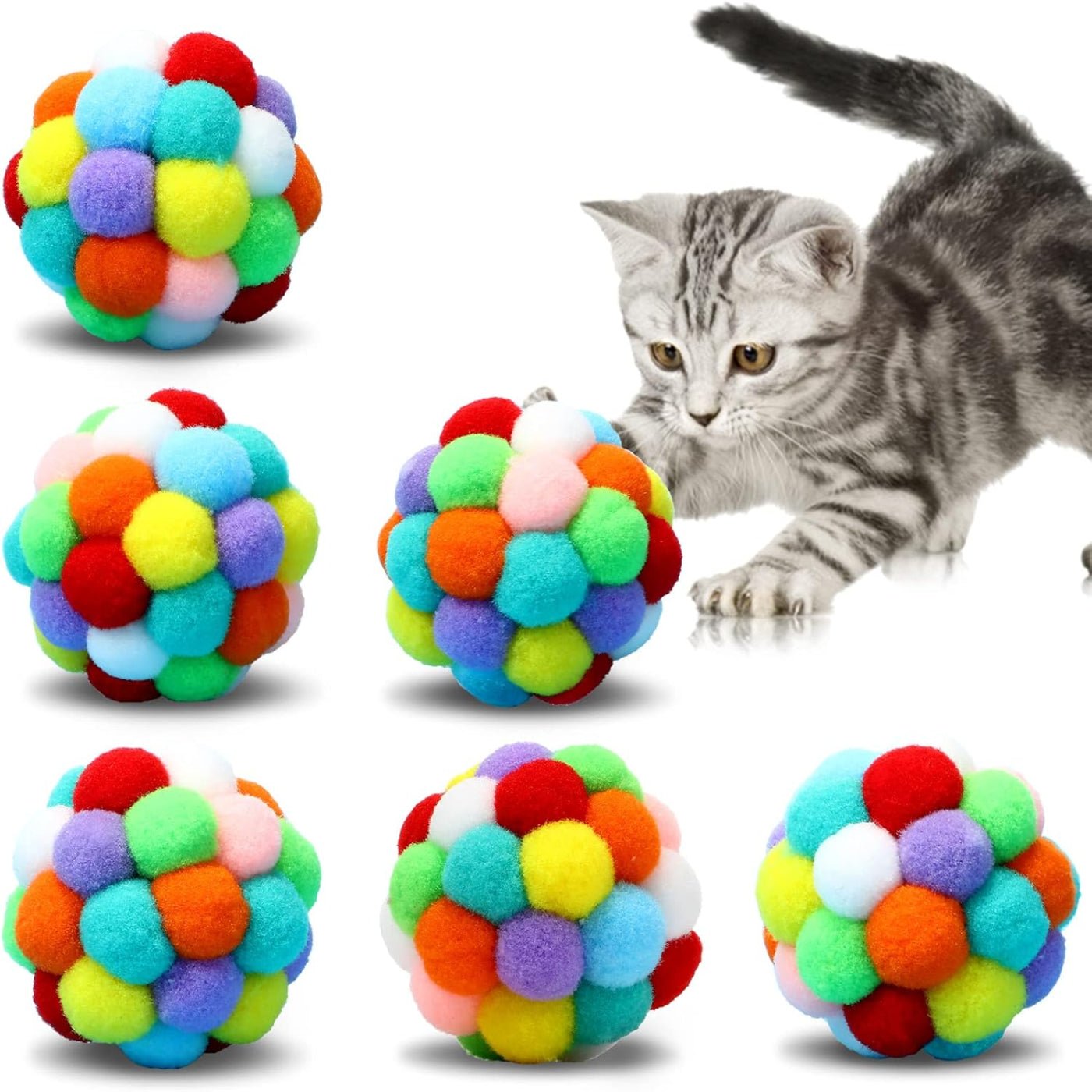 Balle pour Chat - JingleChase™ - Multicouleur - Chat Boutik