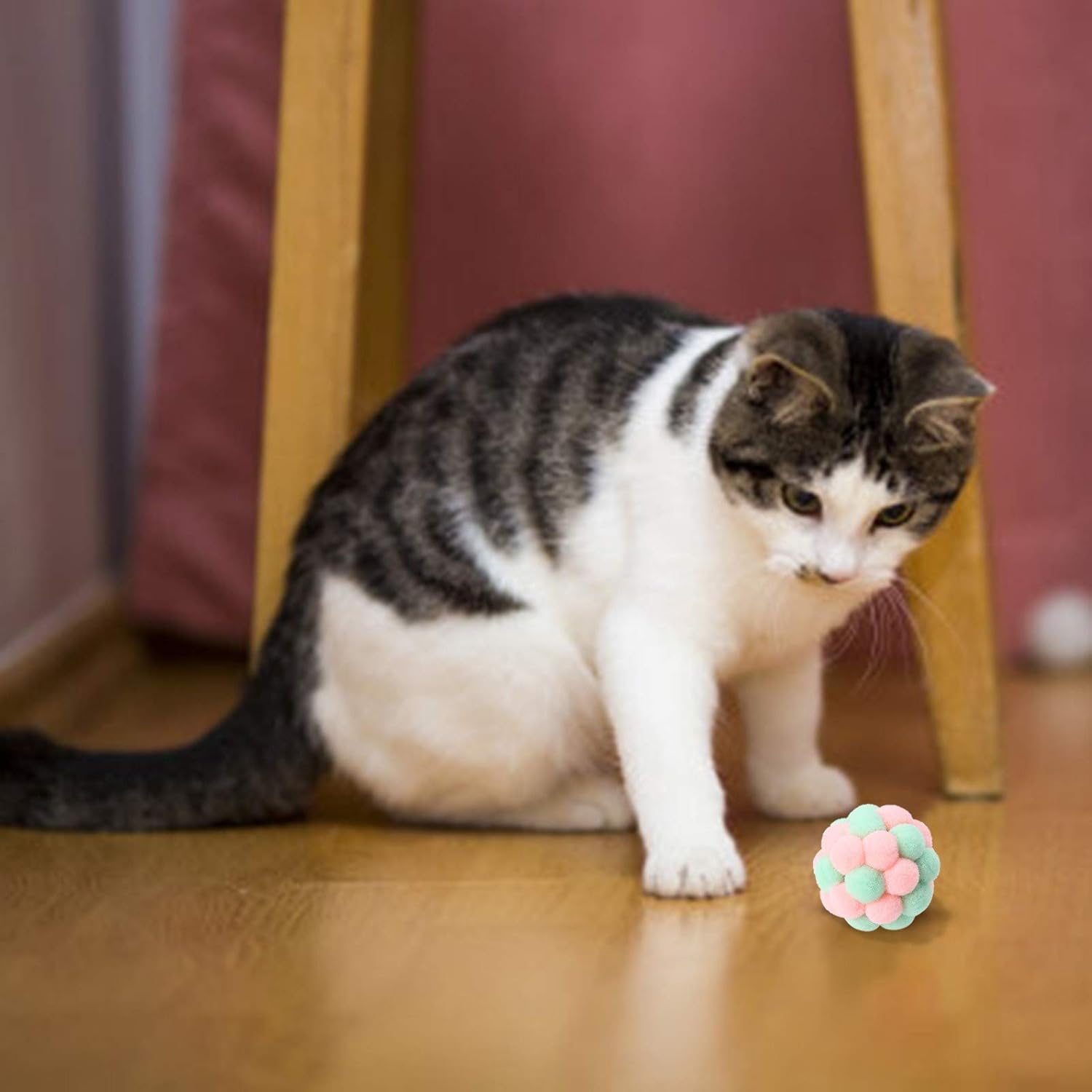 Balle pour Chat - JingleChase™ - Rose - Chat Boutik