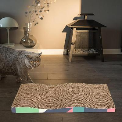 Grattoir Chat - PurrfectScratcher™ - Dune Bleue - Chat Boutik