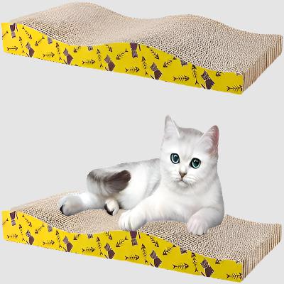 Grattoir Chat - PurrfectScratcher™ - Dune Jaune - Chat Boutik