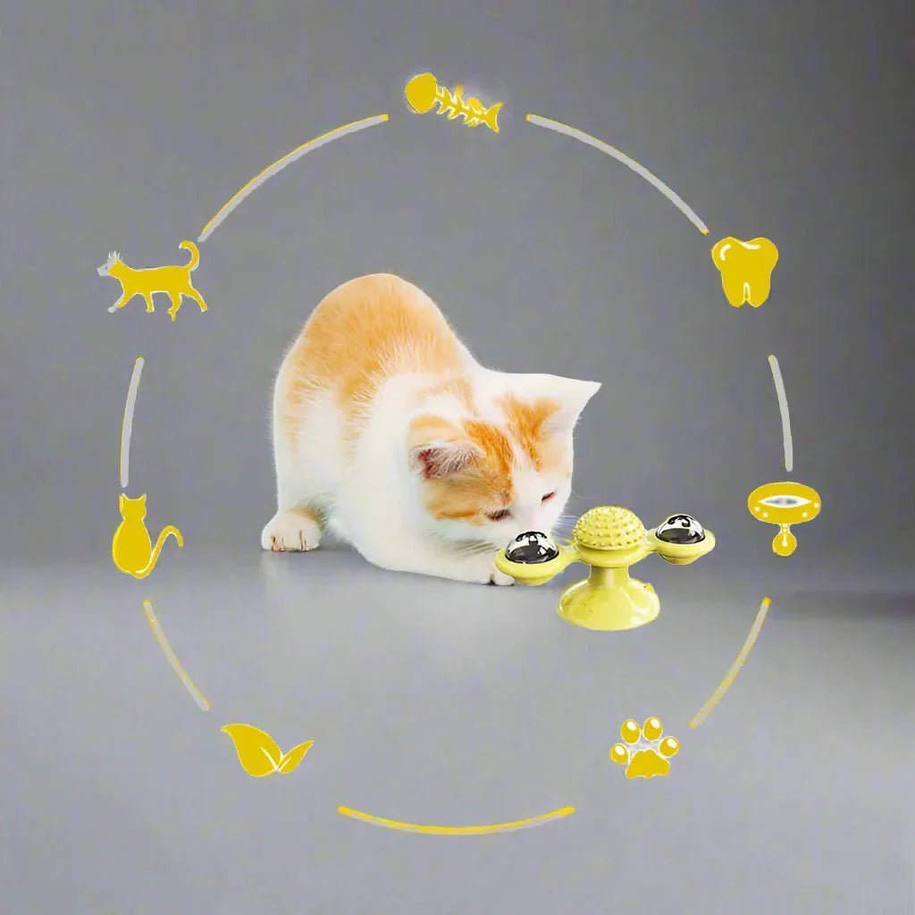 Jouet Pour Chat - MultifunctionalGlowingBall™ - Jaune - Chat Boutik