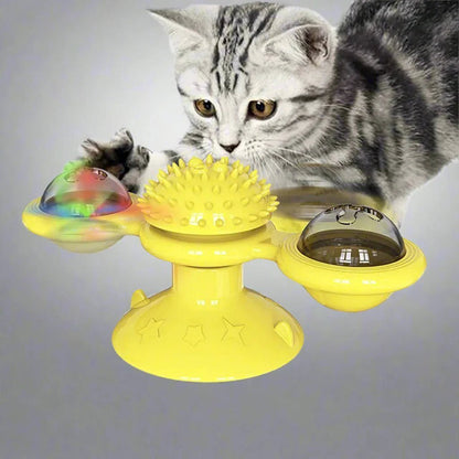 Jouet Pour Chat - MultifunctionalGlowingBall™ - Jaune - Chat Boutik