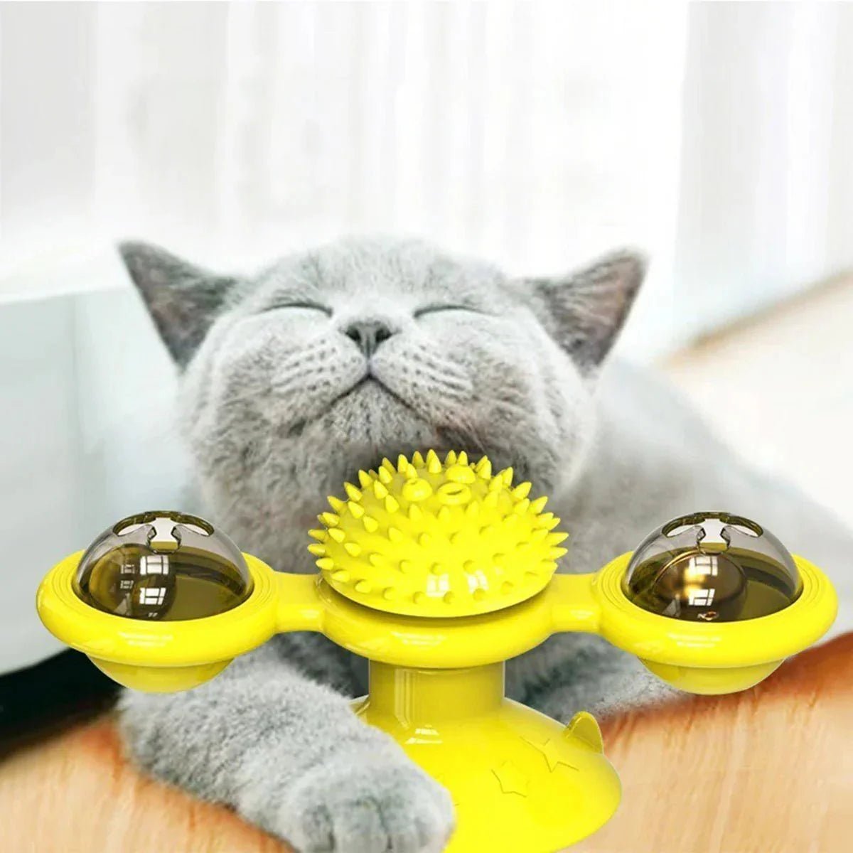 Jouet Pour Chat - MultifunctionalGlowingBall™ - Jaune - Chat Boutik