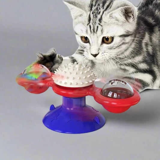 Jouet Pour Chat - MultifunctionalGlowingBall™ - Rouge - Chat Boutik
