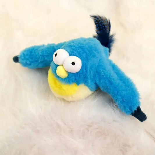 Jouets Interactifs Pour Chat - ChirpingFlappingBird™ - Bleu - Chat Boutik